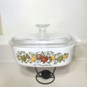 Vintage Corning Ware "Spice Of Life" 2 QT. A-2-B Covered Casserole Dish